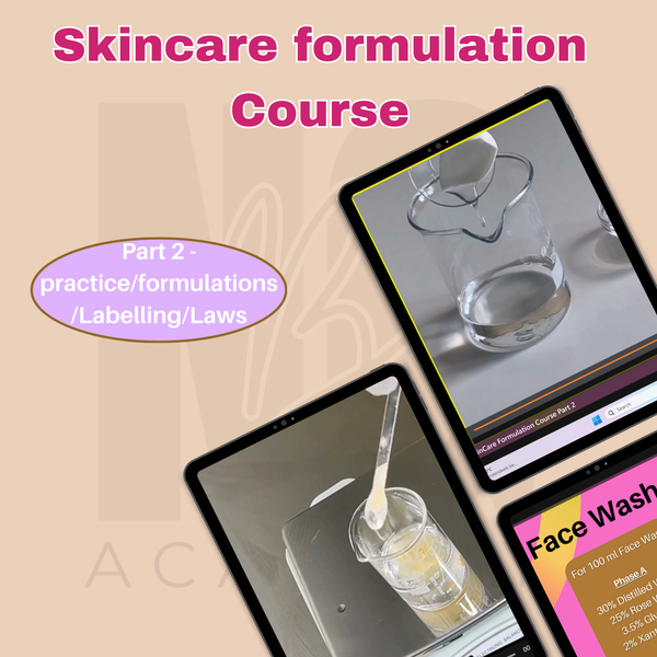 Skincare Formulation Course