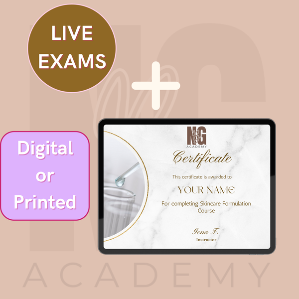 Skincare Formulation Course