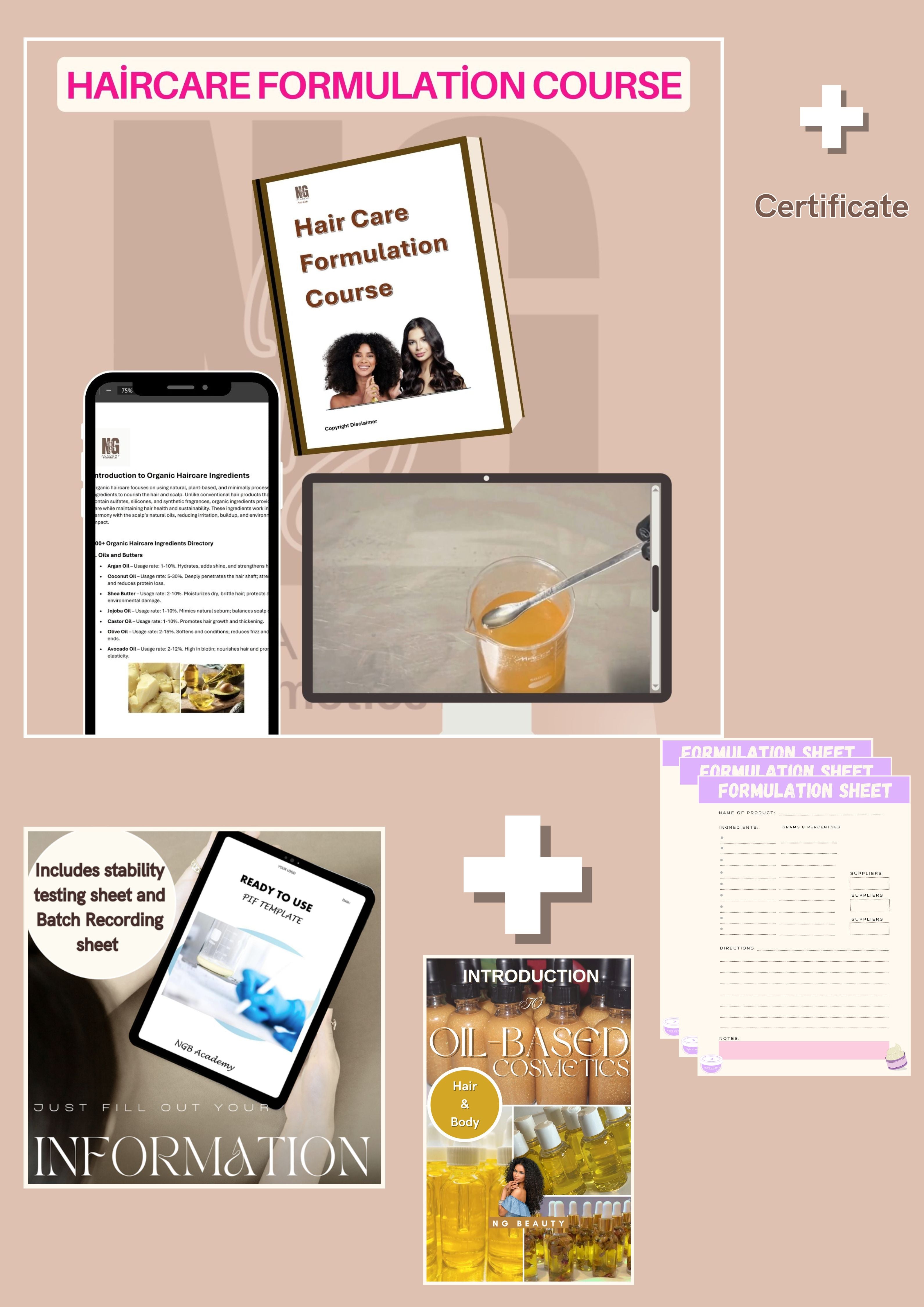 Haircare Formulation Course – NGB Academy and Lab